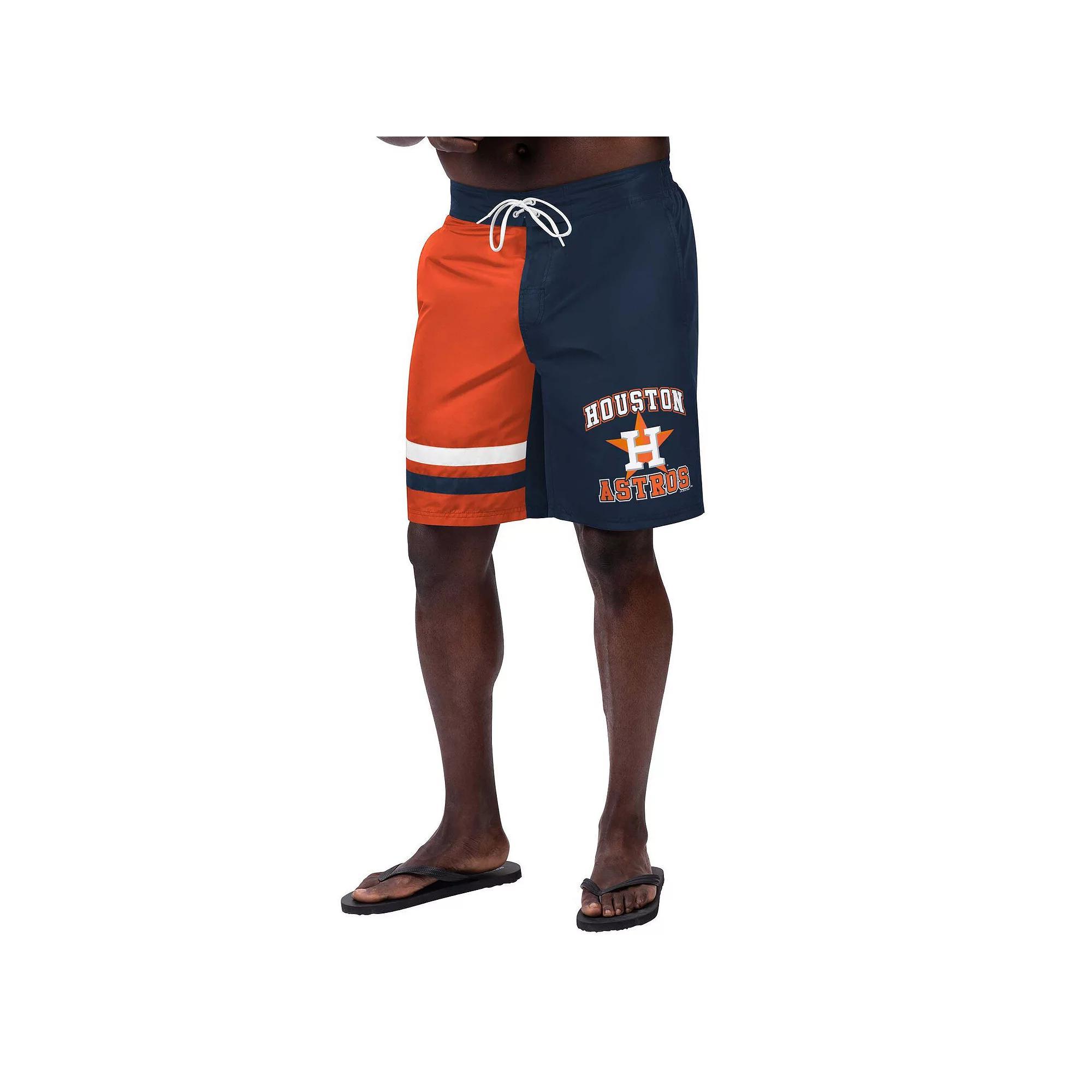 Men's G-III Sports by Carl Banks Navy Houston Astros Anchor Swim Trunks, Size: 2XL, Blue Product Image