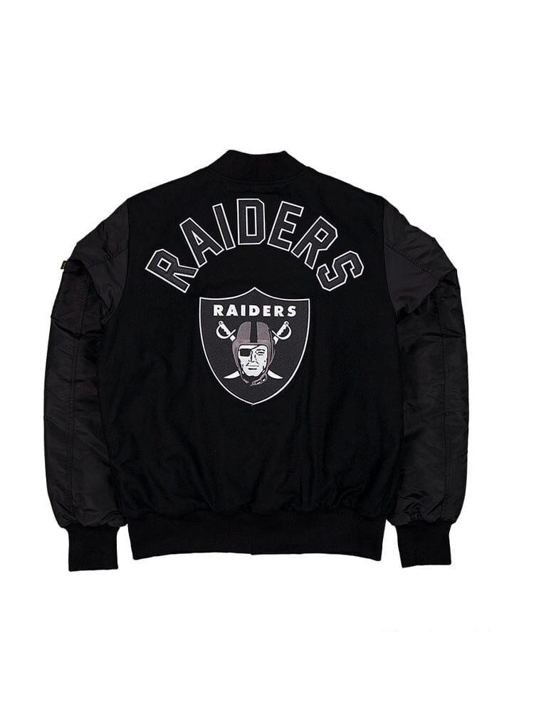 LAS VEGAS RAIDERS X ALPHA X NEW ERA MA-1 BOMBER JACKET Product Image