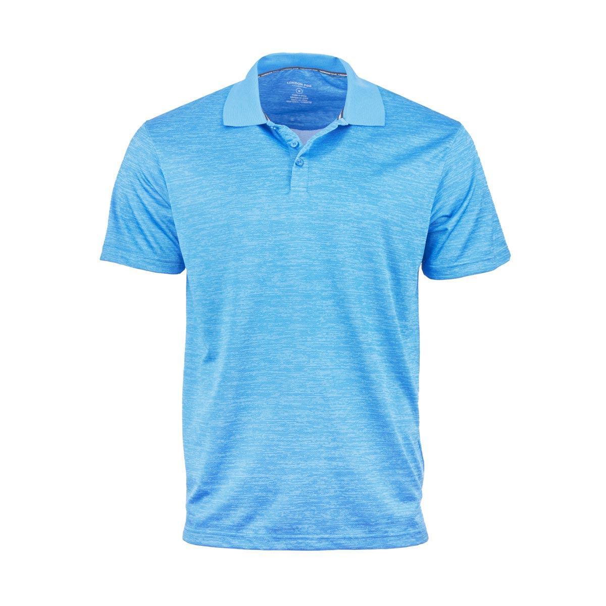 London Fog Men's Poly Textured Space Dye Polo Product Image