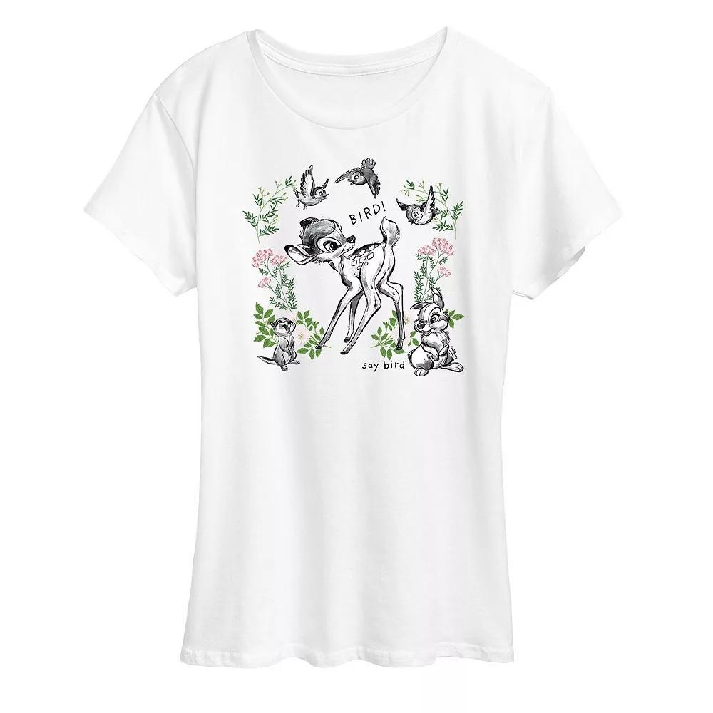 Disney's Bambi Women's Say Bird Graphic Tee,  Product Image