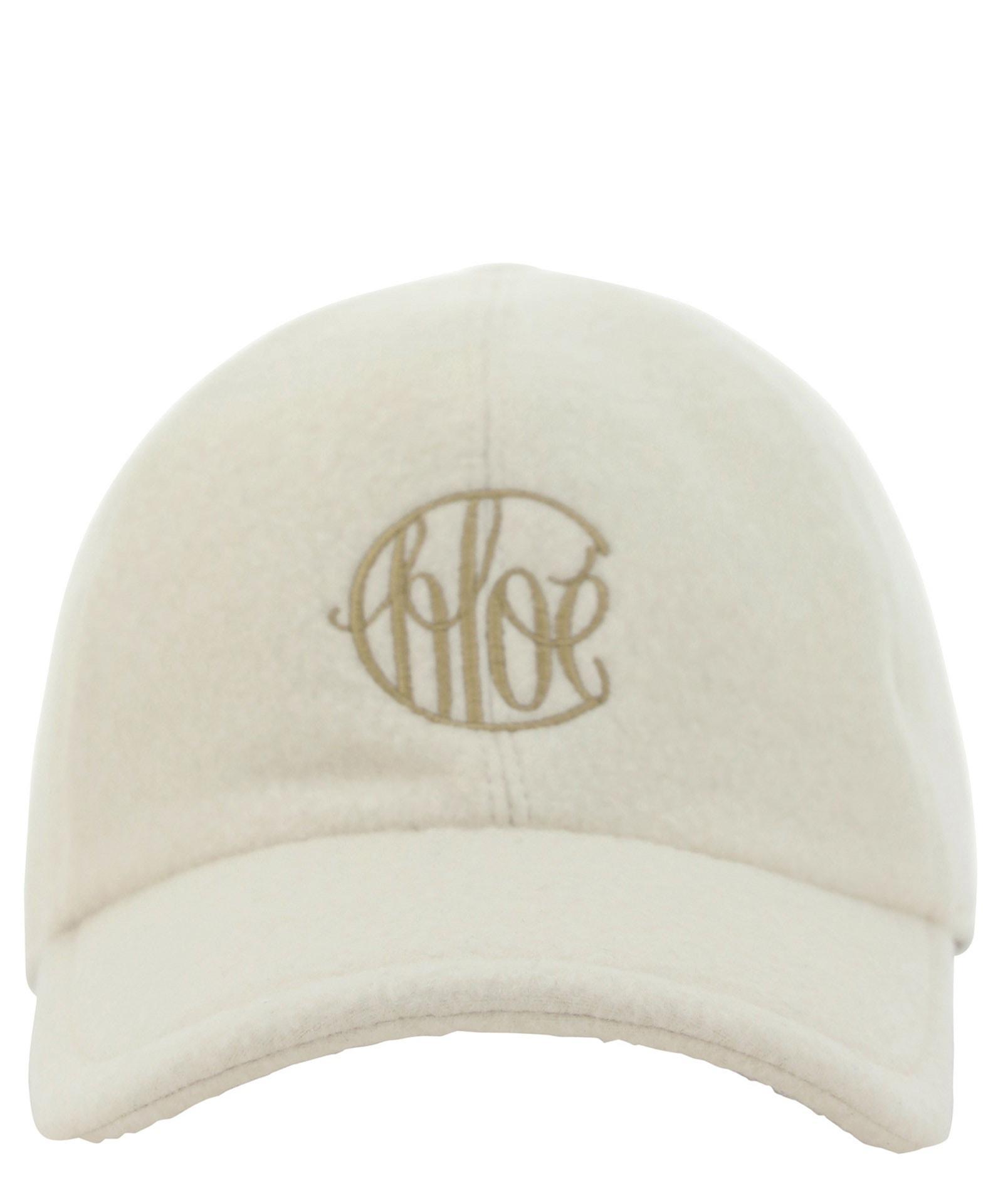 CHLOÉ Cap In White Product Image