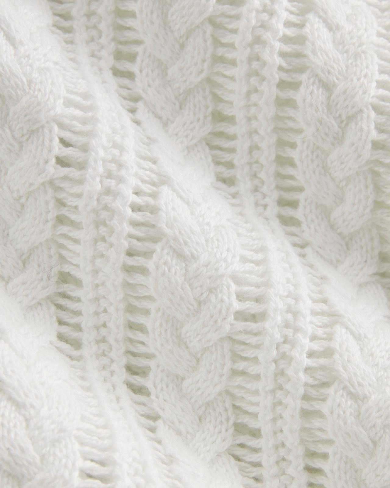 Womens Mesh Cable V-Neck in Everyday Cotton Sweater by Everlane Product Image