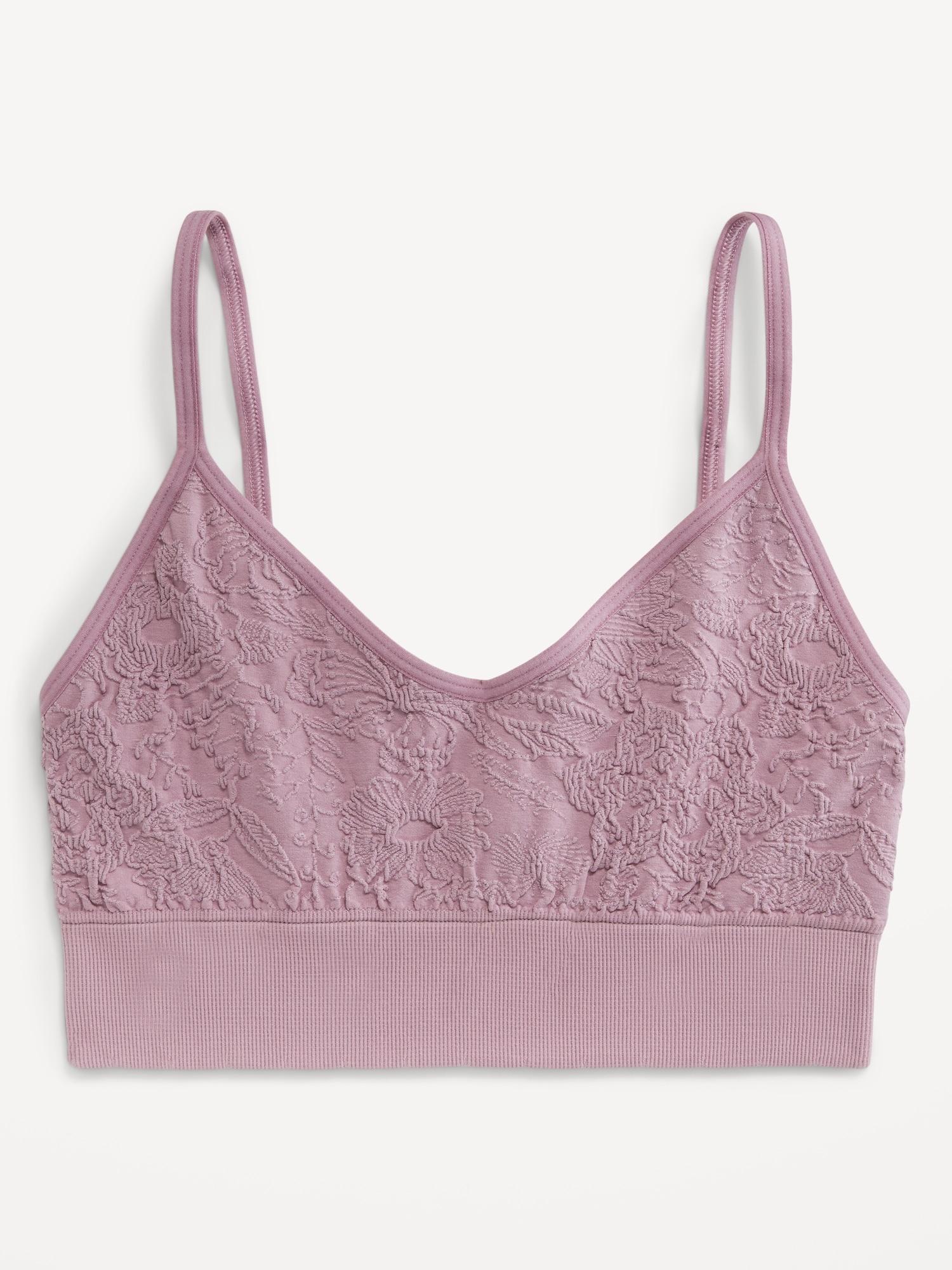 Seamless Lace Longline Bralette Product Image