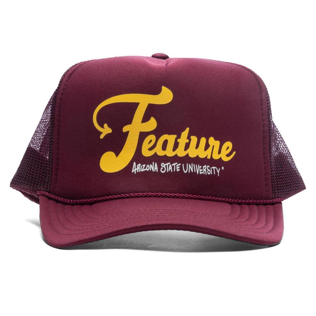 Feature x ASU University Trucker - Maroon Product Image