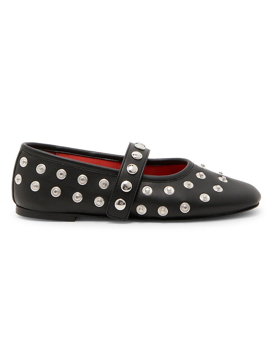 Womens Ryder Studded Ballet Flats Product Image