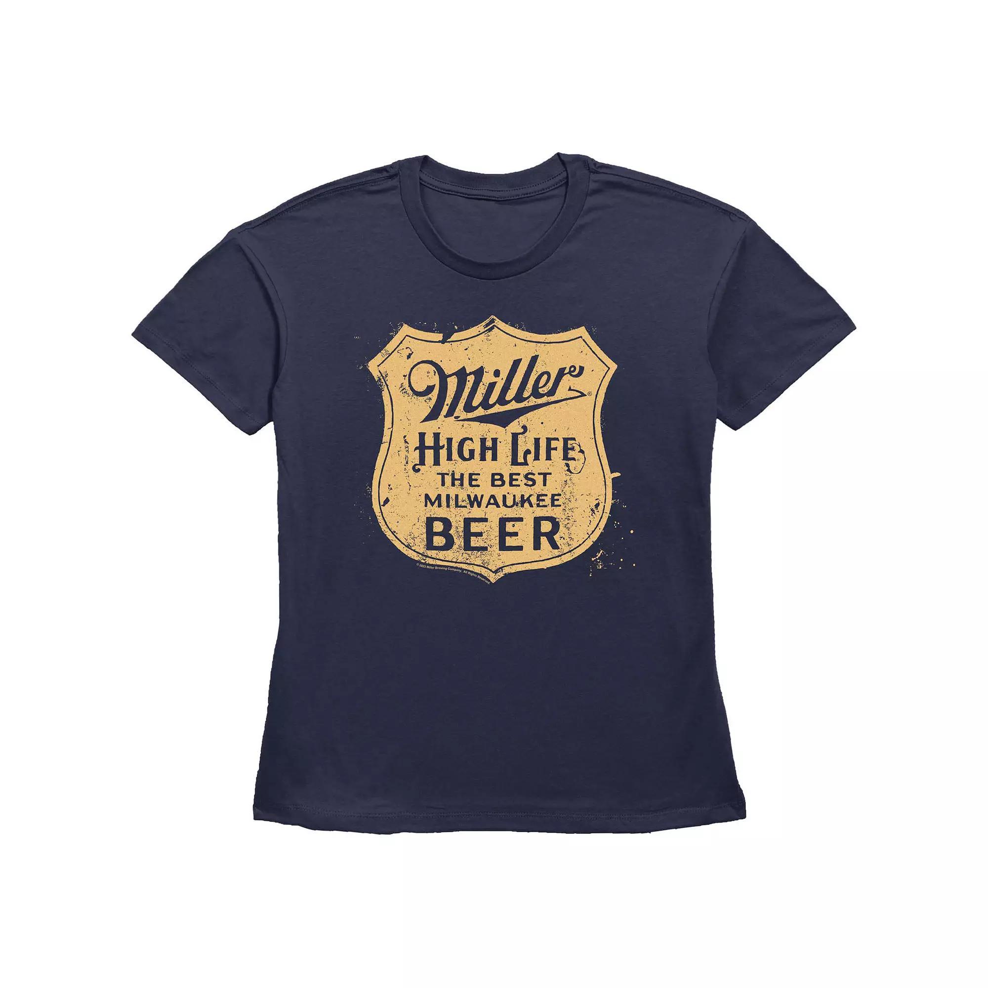 Women's Miller High Life Badge Graphic Tee,  Product Image