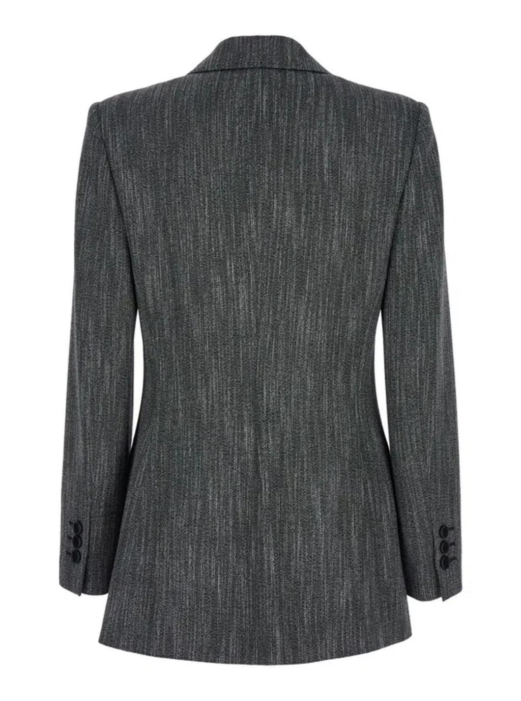 ALBERTA FERRETTI Blazerr Look8 In Grey Product Image