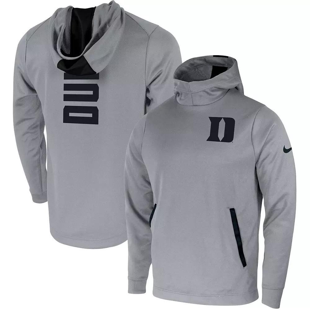 Men's Nike Gray Duke Blue Devils 2-Hit Performance Pullover Hoodie, Size: Medium, Grey Product Image