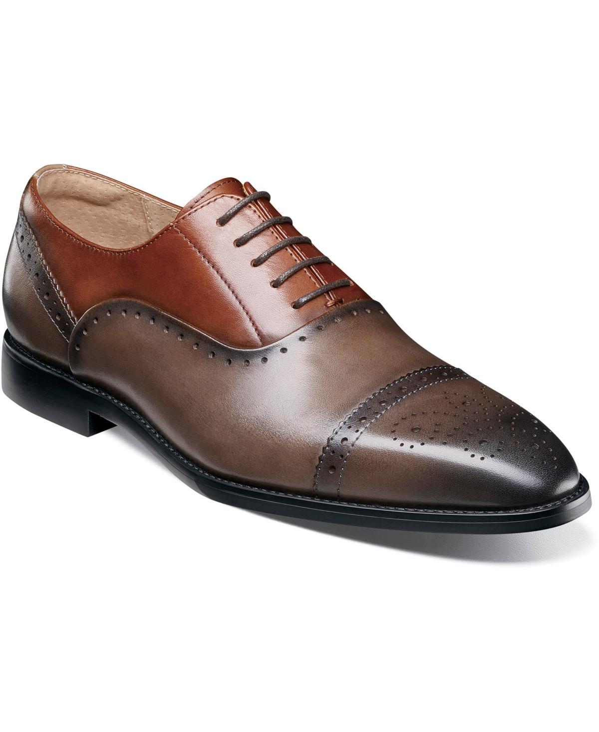 Stacy Adams Reynolds Cap Toe Lace-Up Multi) Men's Lace Up Wing Tip Shoes Product Image