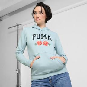 PUMA Faux Embroidered Floral Women's Hoodie Product Image