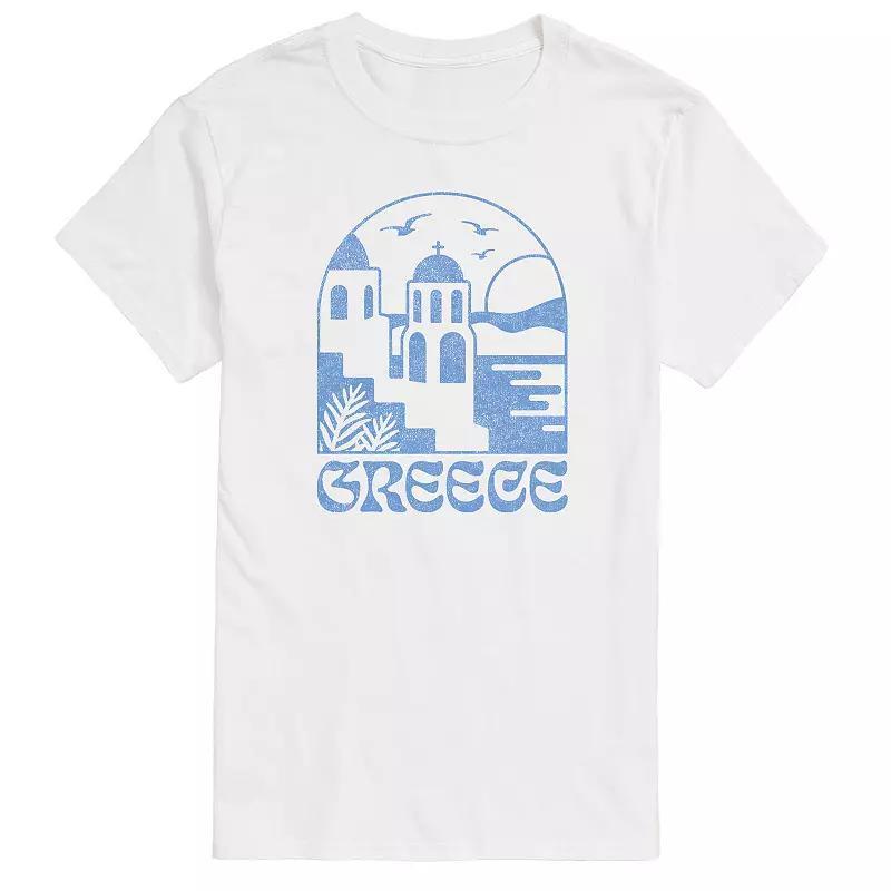 Big & Tall Greece Graphic Tee., Men's,  Product Image