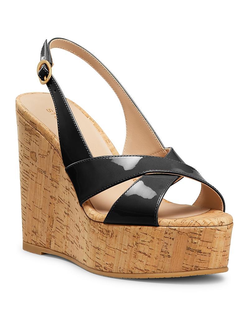 Stuart Weitzman Womens Dayna Slingback Wedge Sandals Product Image