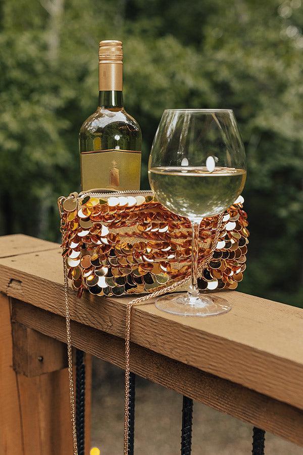 Bring The Sparkle Sequin Purse In Gold Product Image