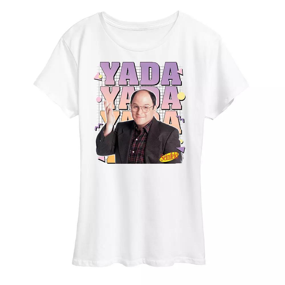 Women's Seinfeld Yada Yada Graphic Tee, Size: XL, White Product Image