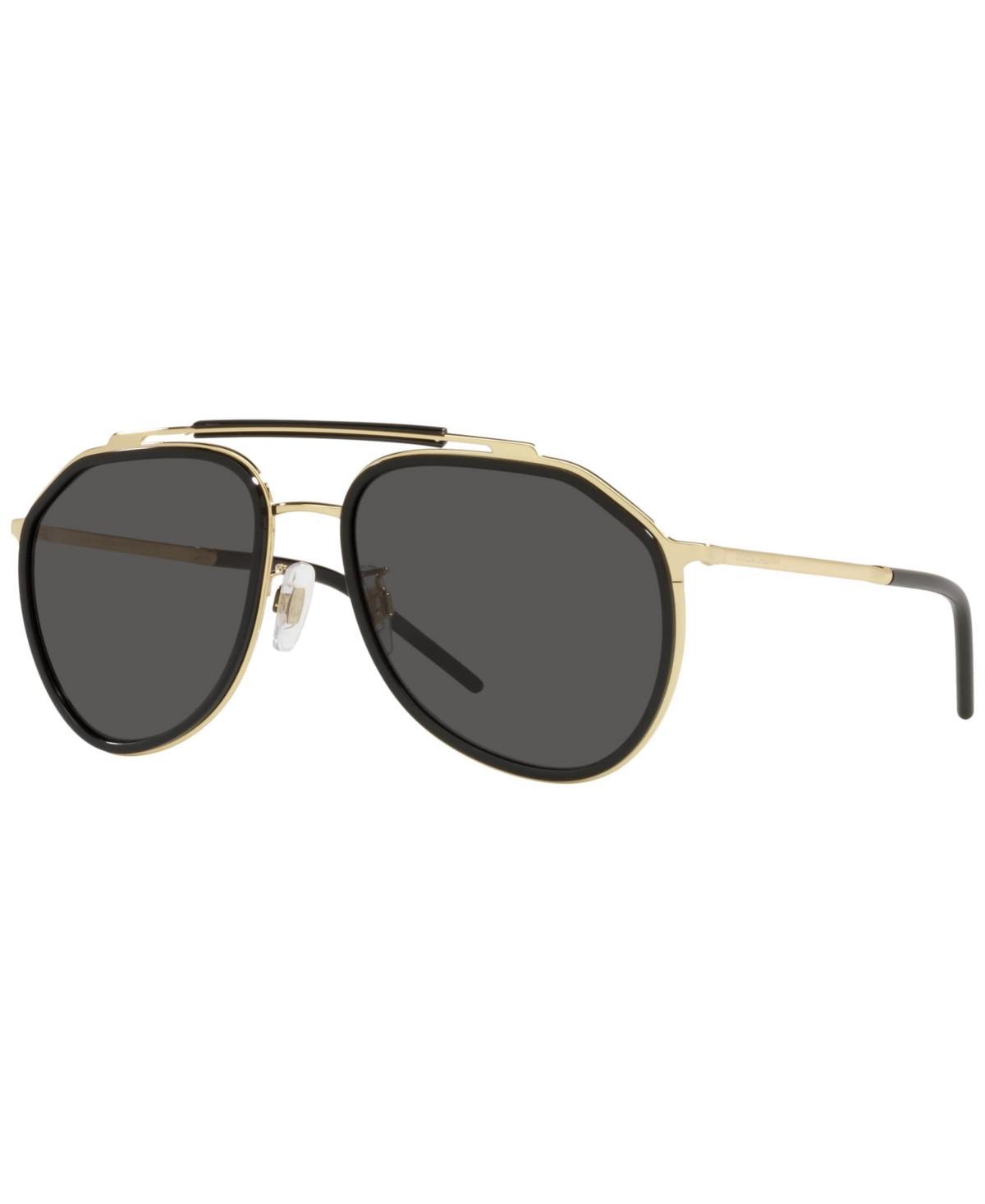 Men's Two-Tone Aviator Sunglasses Product Image