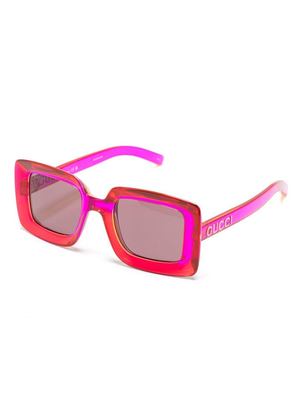 oversize-frame sunglasses Product Image