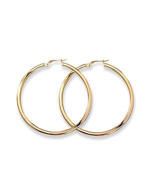 Round Hoop Earrings, 45mm Product Image