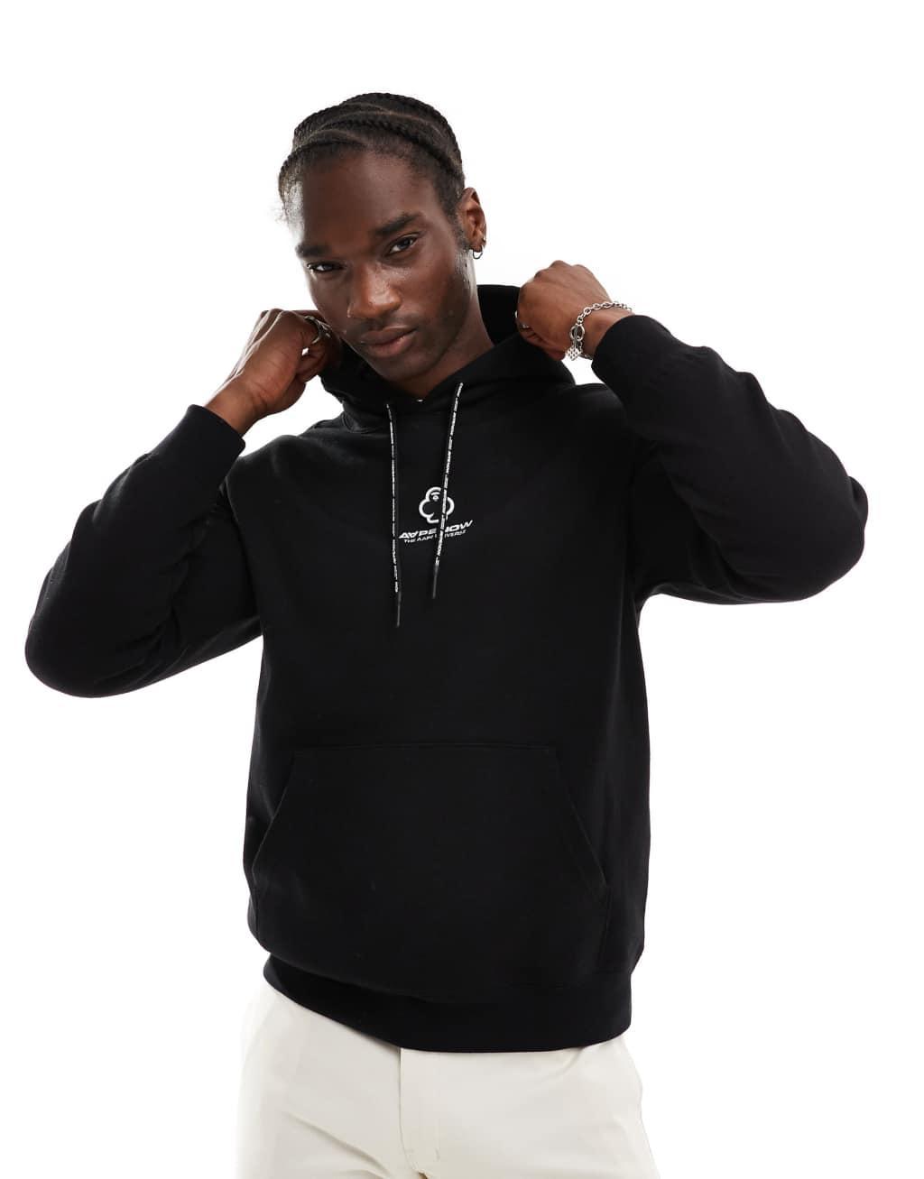 Aape By A Bathing Ape Clover hoodie in black Product Image