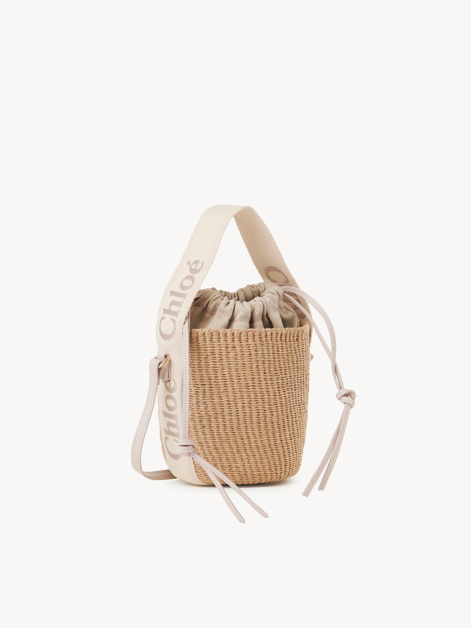 Small Woody basket in natural fibers Product Image