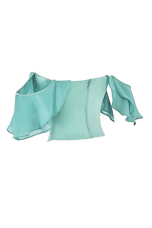 Lila Jade Ruffle Maxi Skirt Product Image