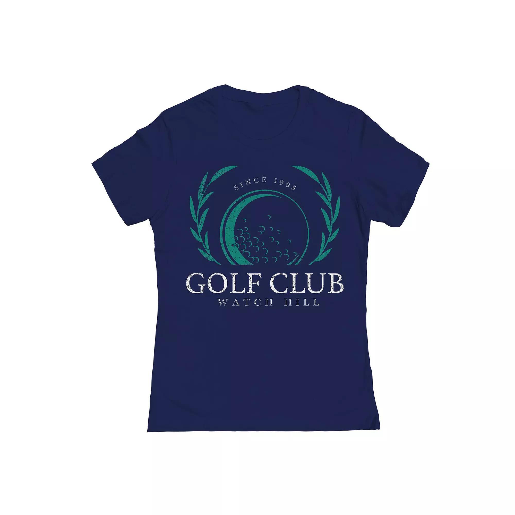 Junior's Watch Hill Golf 1 Womens Graphic Tee, Girl's, Size: Large, Blue Product Image