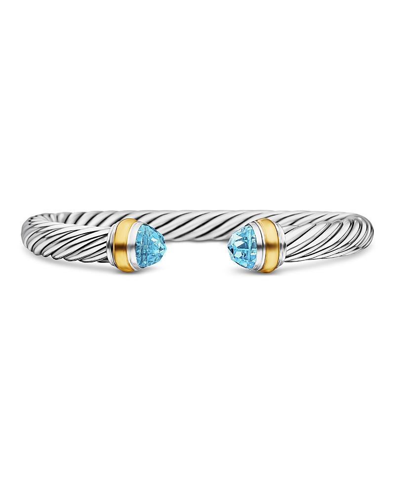 David Yurman Cable Classics Bracelet with Prasiolite and 14K Yellow Gold Product Image