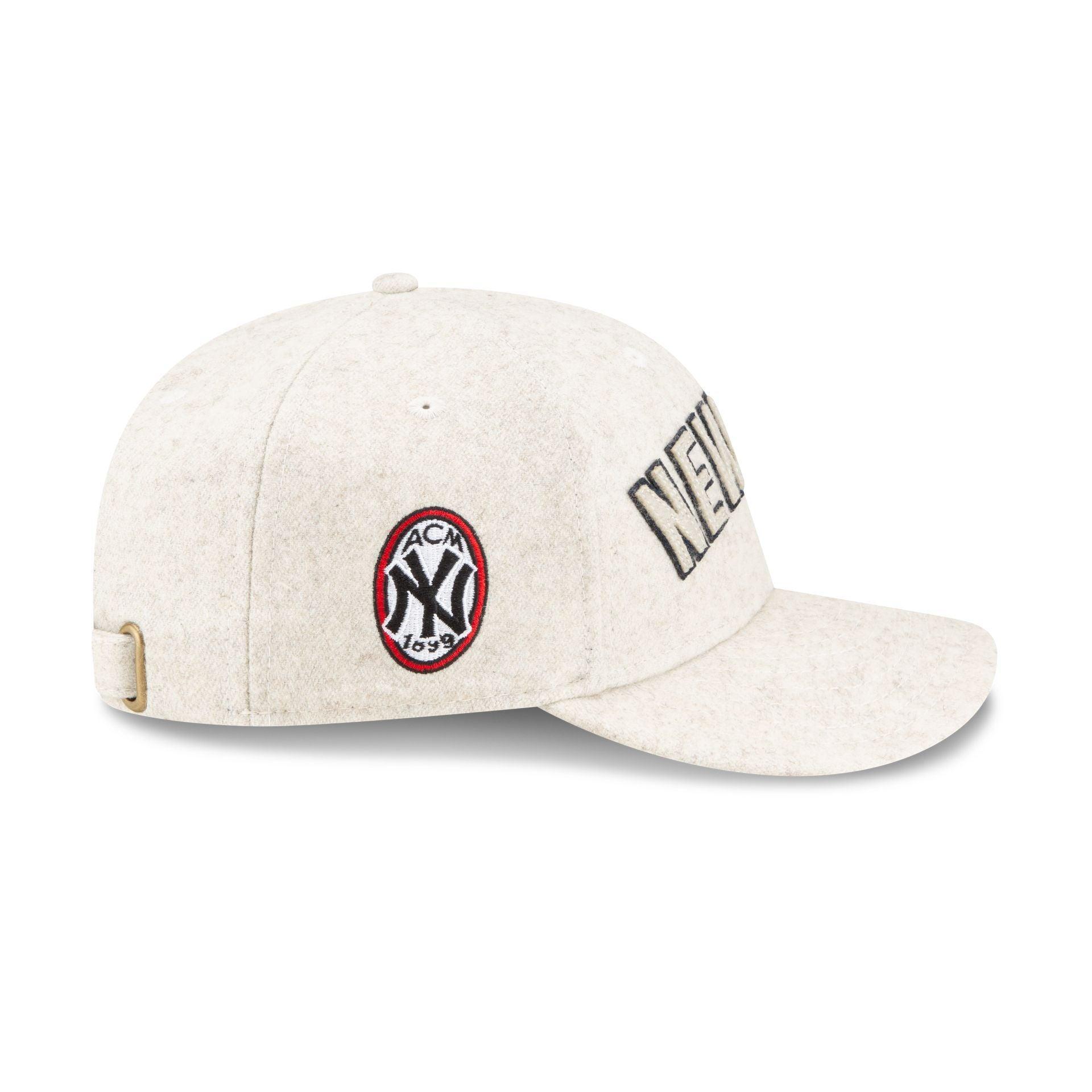 AC Milan x New York Yankees Cream Twill Low Profile 9FIFTY Adjustable Hat Male Product Image