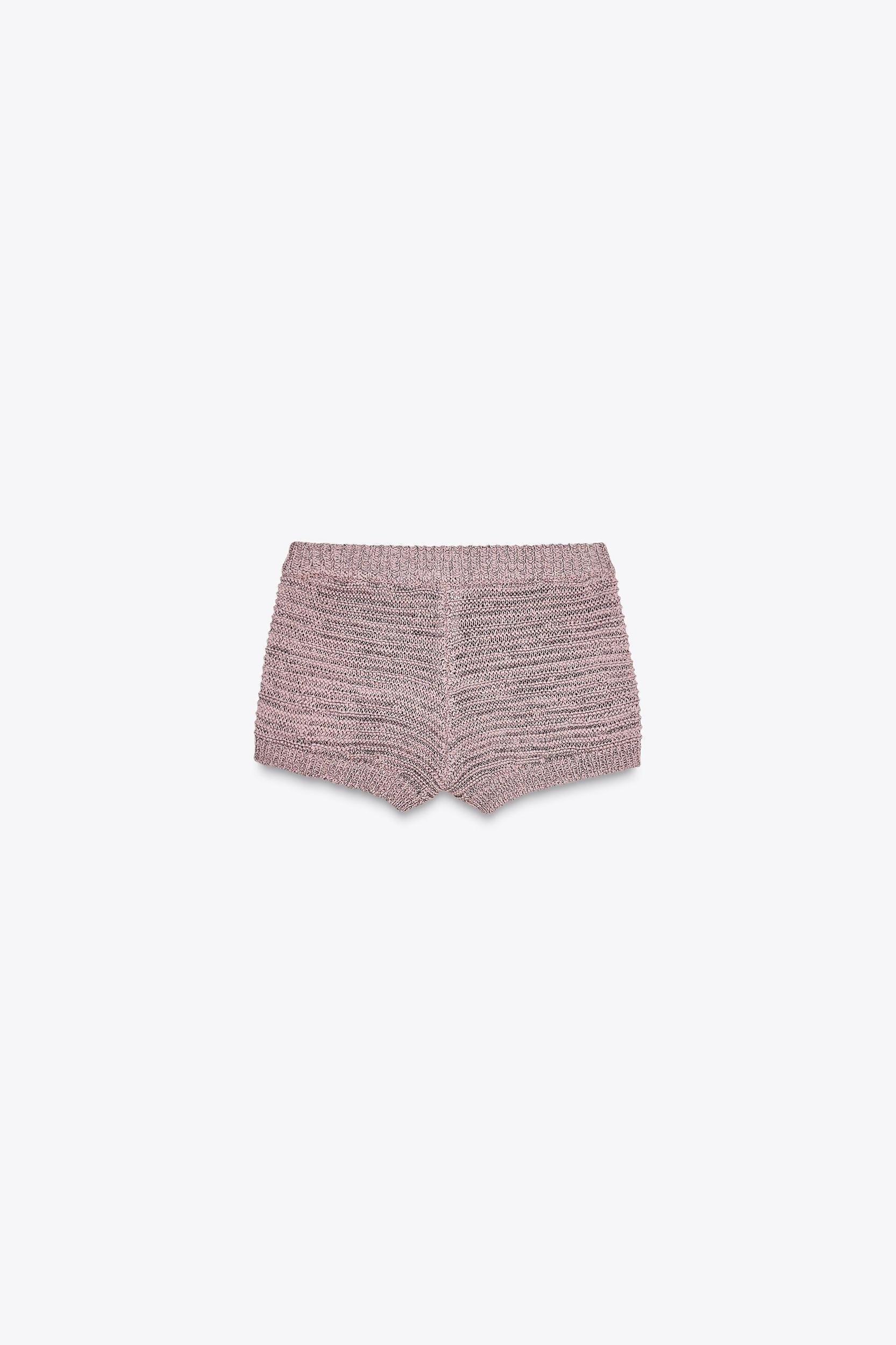 TEXTURED KNIT SHORTS Product Image