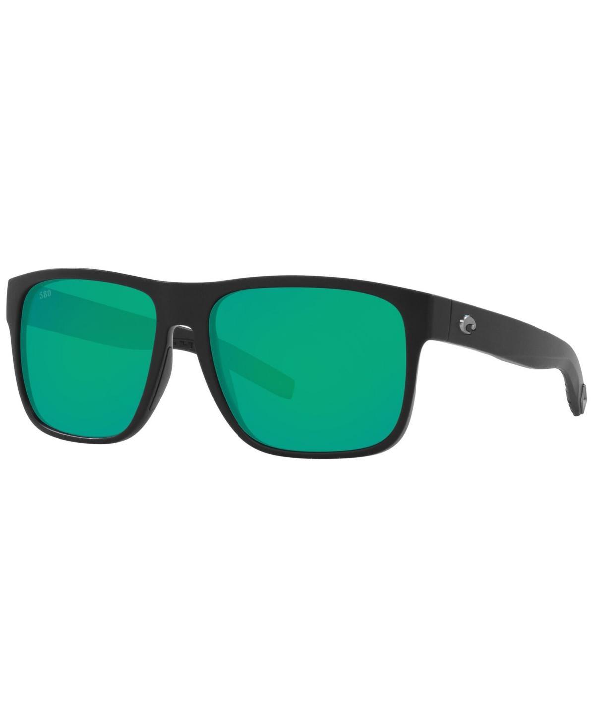 Costa Unisex Spearo Polarized 59mm Green Square Sunglasses Product Image