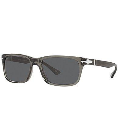 Persol Mens PO2803S 58mm Rectangle Polarized Sunglasses Product Image