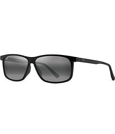 Maui Jim Mens Pulama PolarizedPlus2 59mm Rectangle Sunglasses Product Image