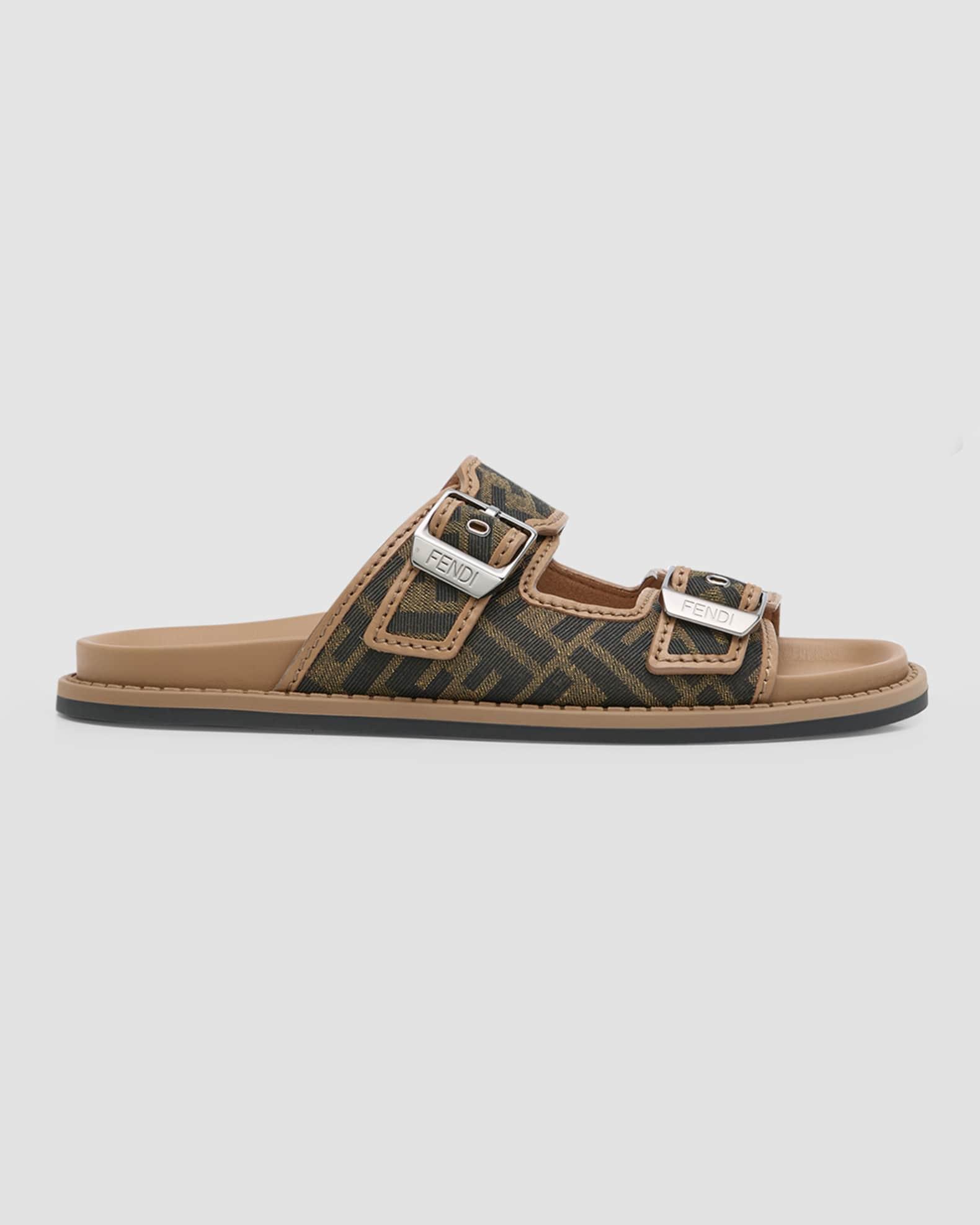 Men's FF Jacquard Slide Sandals Product Image