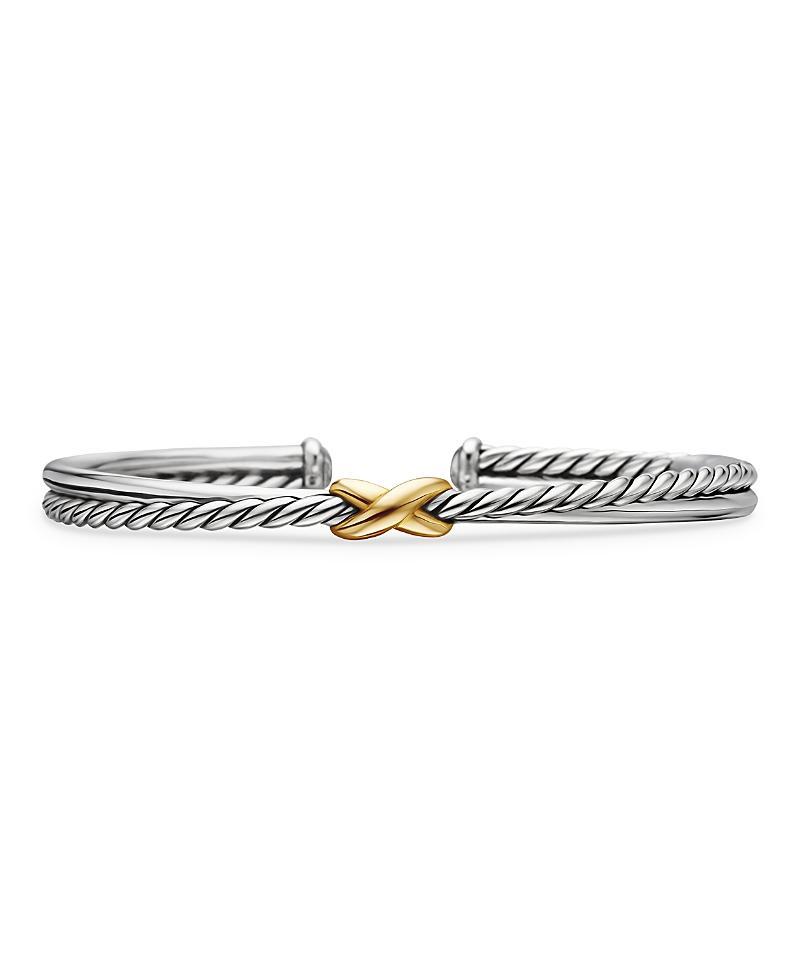 Petite X Center Station Bracelet with 18K Yellow Gold Product Image