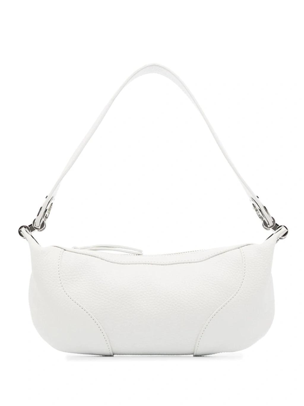 BY FAR Mini Amira Shoulder Bag In Weiss Product Image