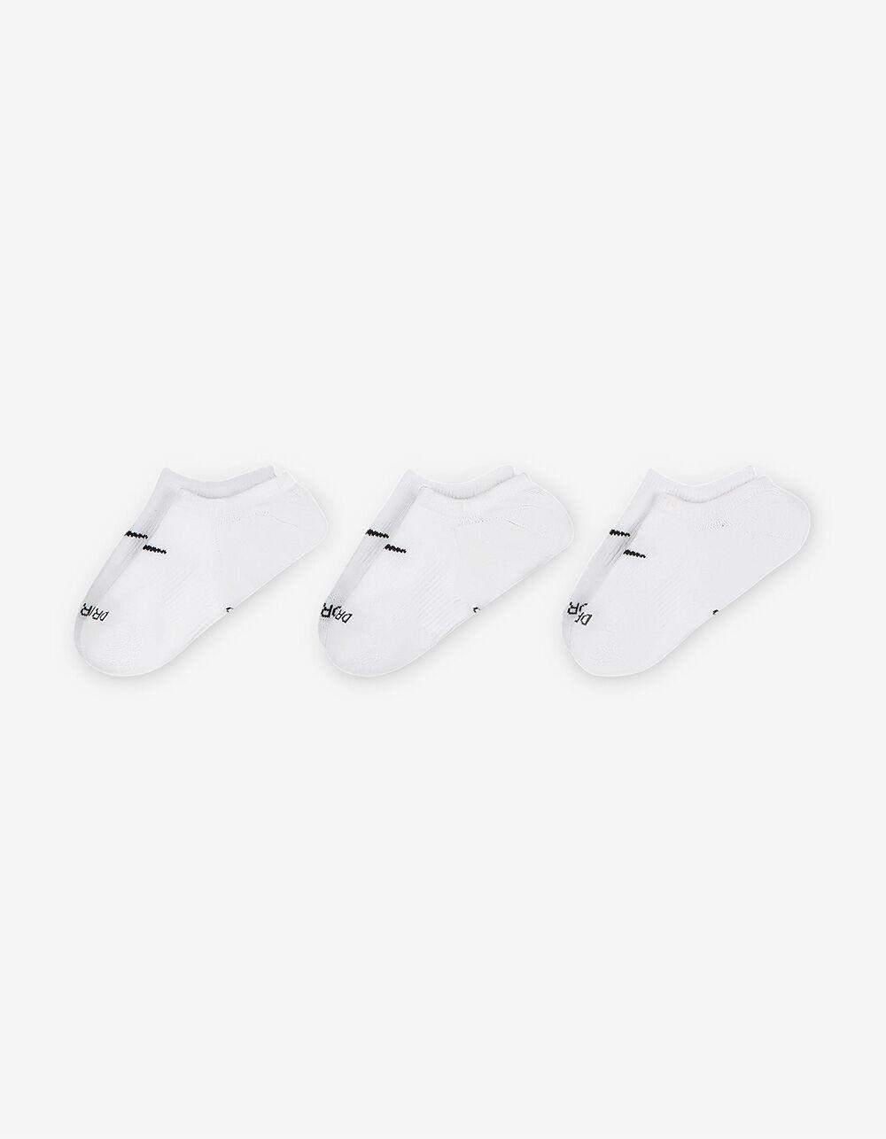 NIKE Everyday Plus 3 Pack Cushioned Womens Training Footie Socks Product Image