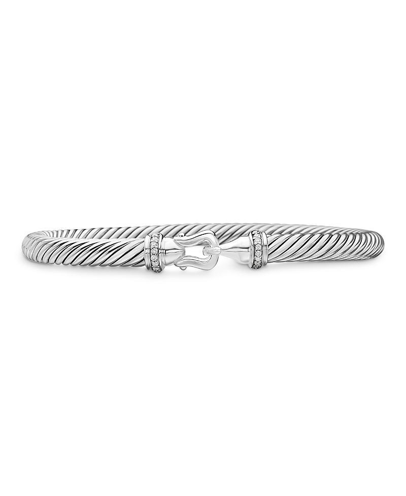 Cable Buckle Bracelet with Diamonds Product Image