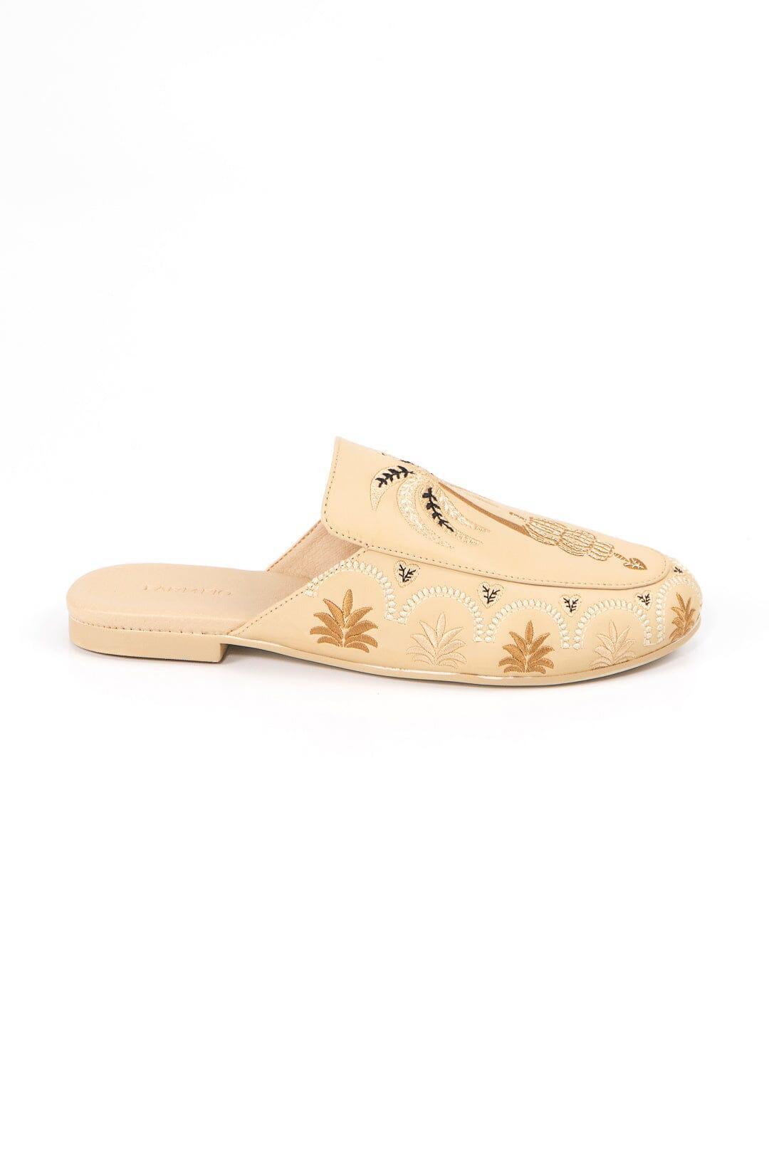 Beige Braided Mule Product Image