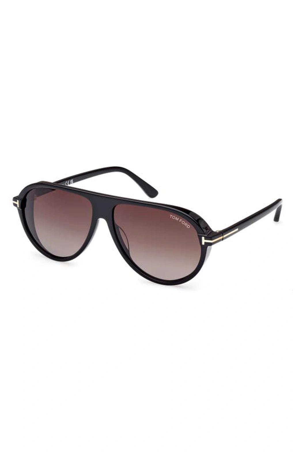 Men's EZ0243M Metal Rectangle Sunglasses Product Image