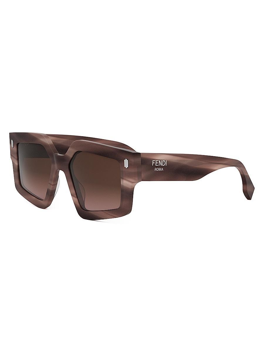 Mens Triomphe 54mm Rectangular Sunglasses Product Image