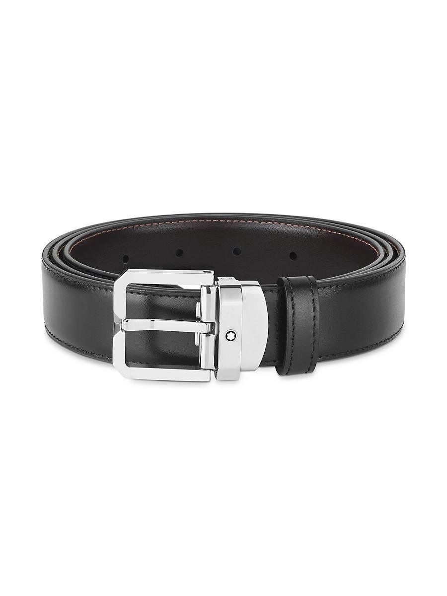 Mens Cut-to-Size Reversible Leather Belt Product Image