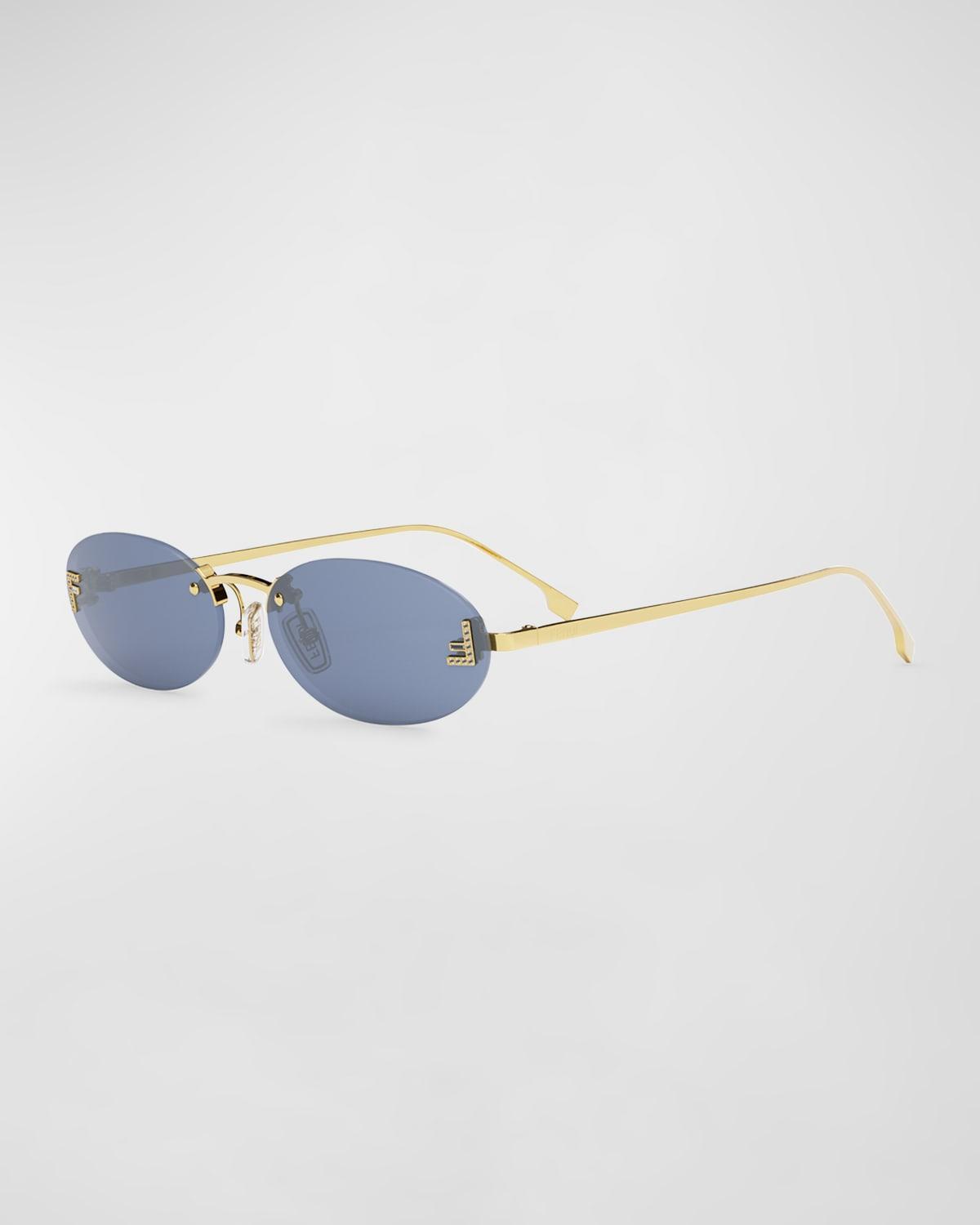 Womens Fendi First 54MM Oval Sunglasses Product Image