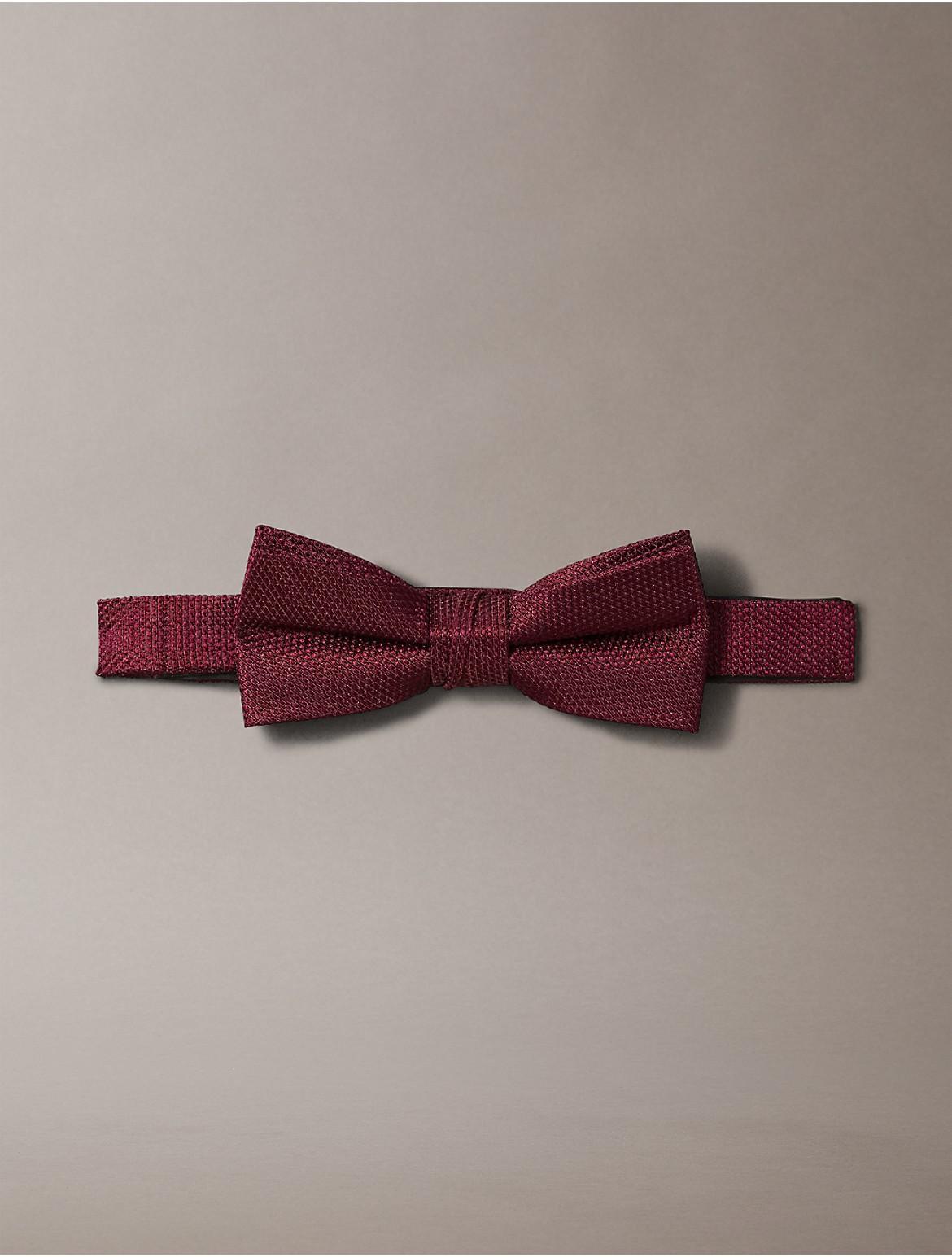 Calvin Klein Mens Textured Bowtie - Red Product Image