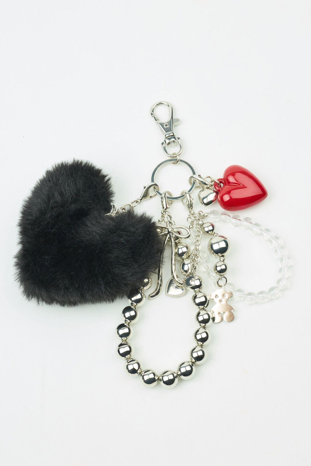 Fur Heart & Teddy Bag Charms Product Image