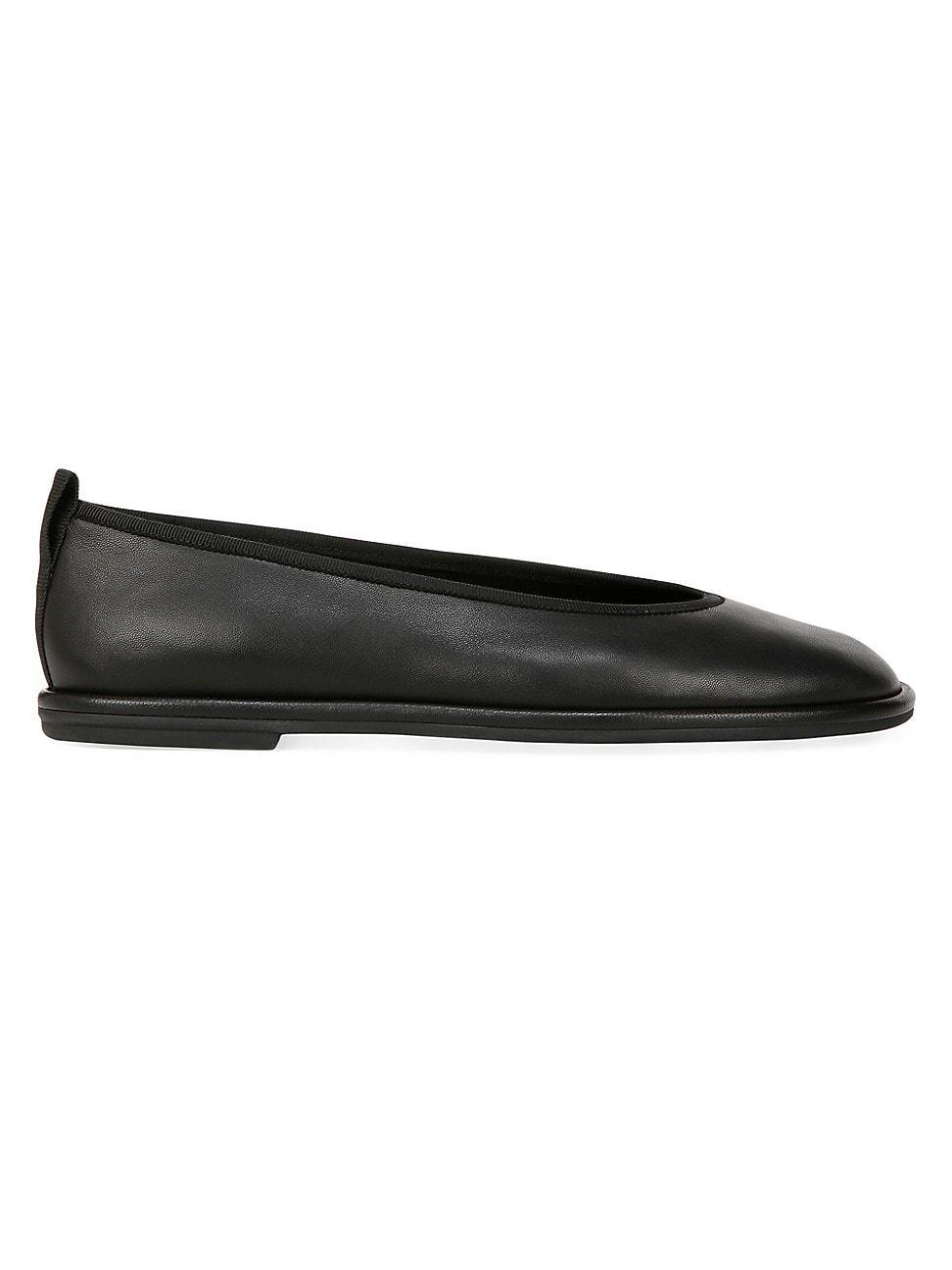 Womens Sofia Leather Skimmer Ballet Flats Product Image