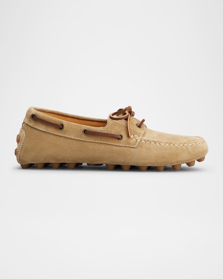 Mens Hamptons Suede Buckle Loafers Product Image