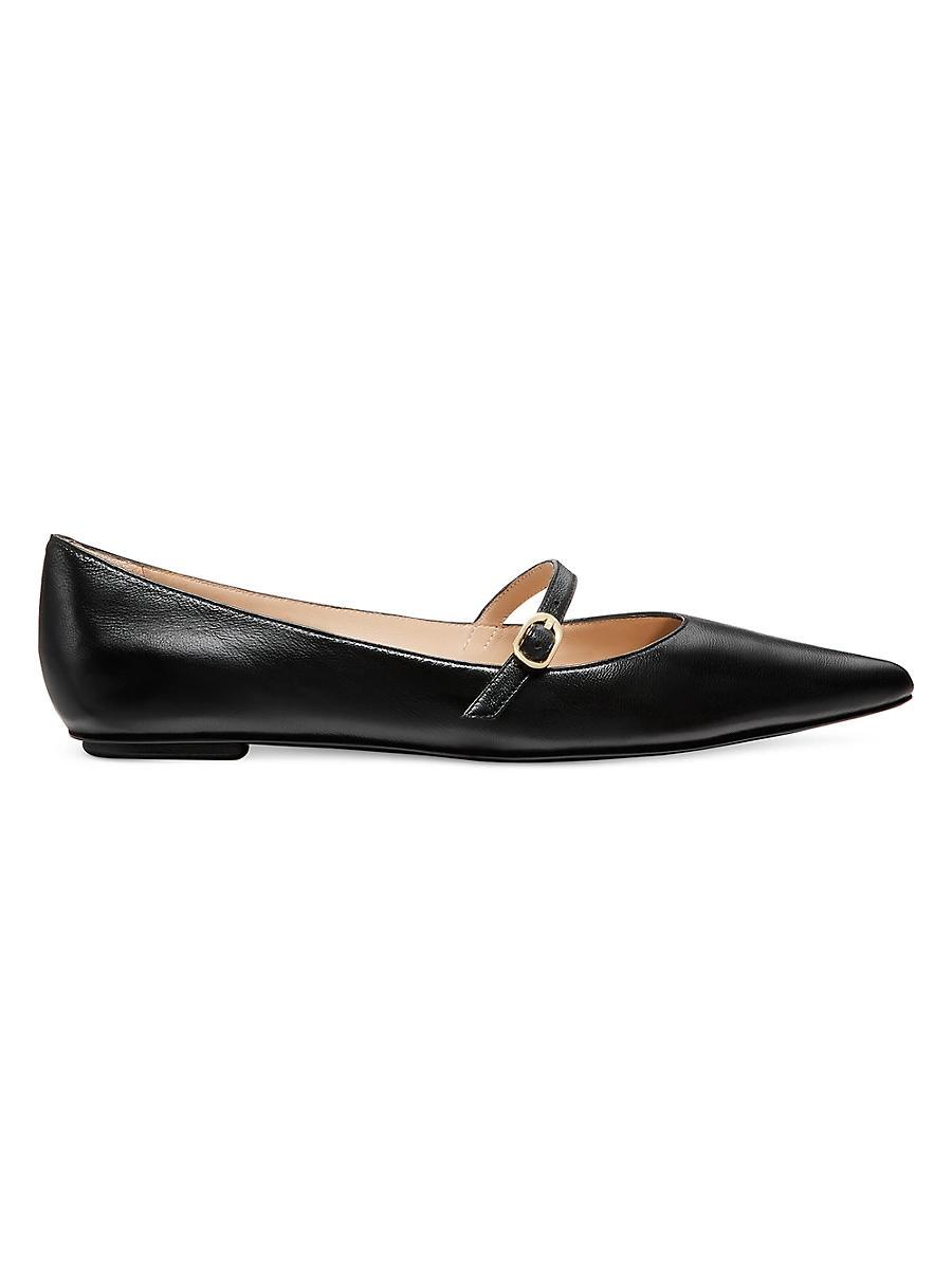 Emilia Leather Mary Jane Ballerina Flats Product Image