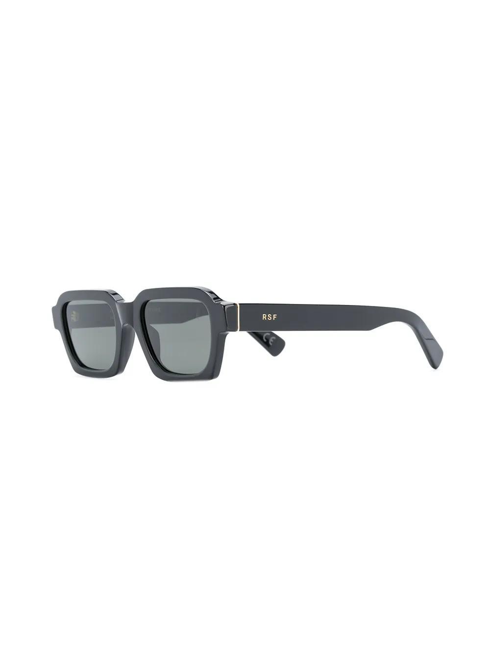 RETROSUPERFUTURE Rectangular Frame Sunglasses In Black Product Image