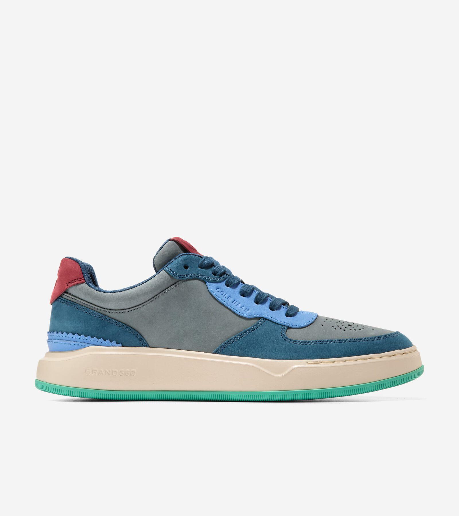 Cole Haan Mens GrandPr Crossover Leather Sneakers Product Image