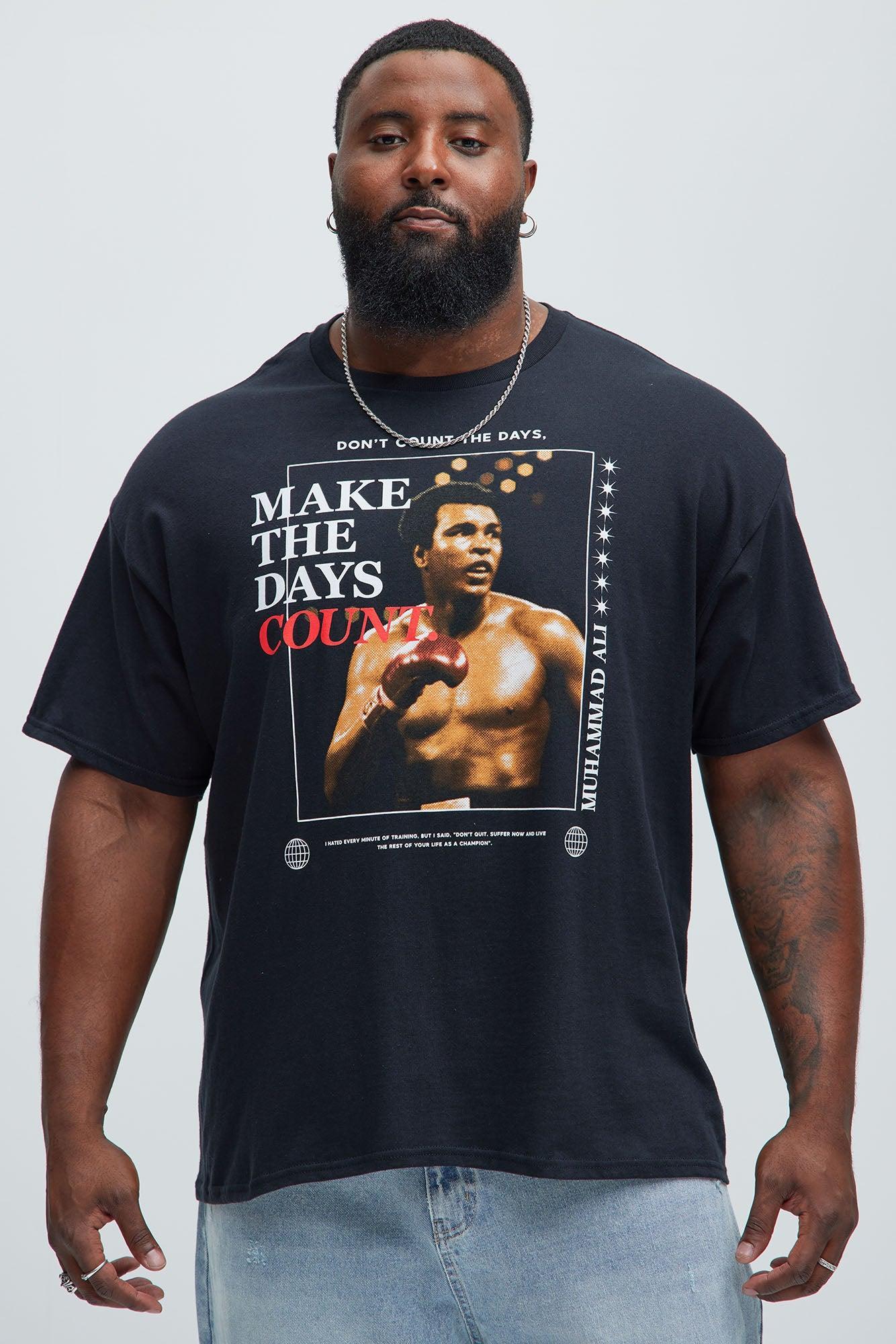 Muhammad Ali Make The Days Count Short Sleeve Tee - Black Product Image