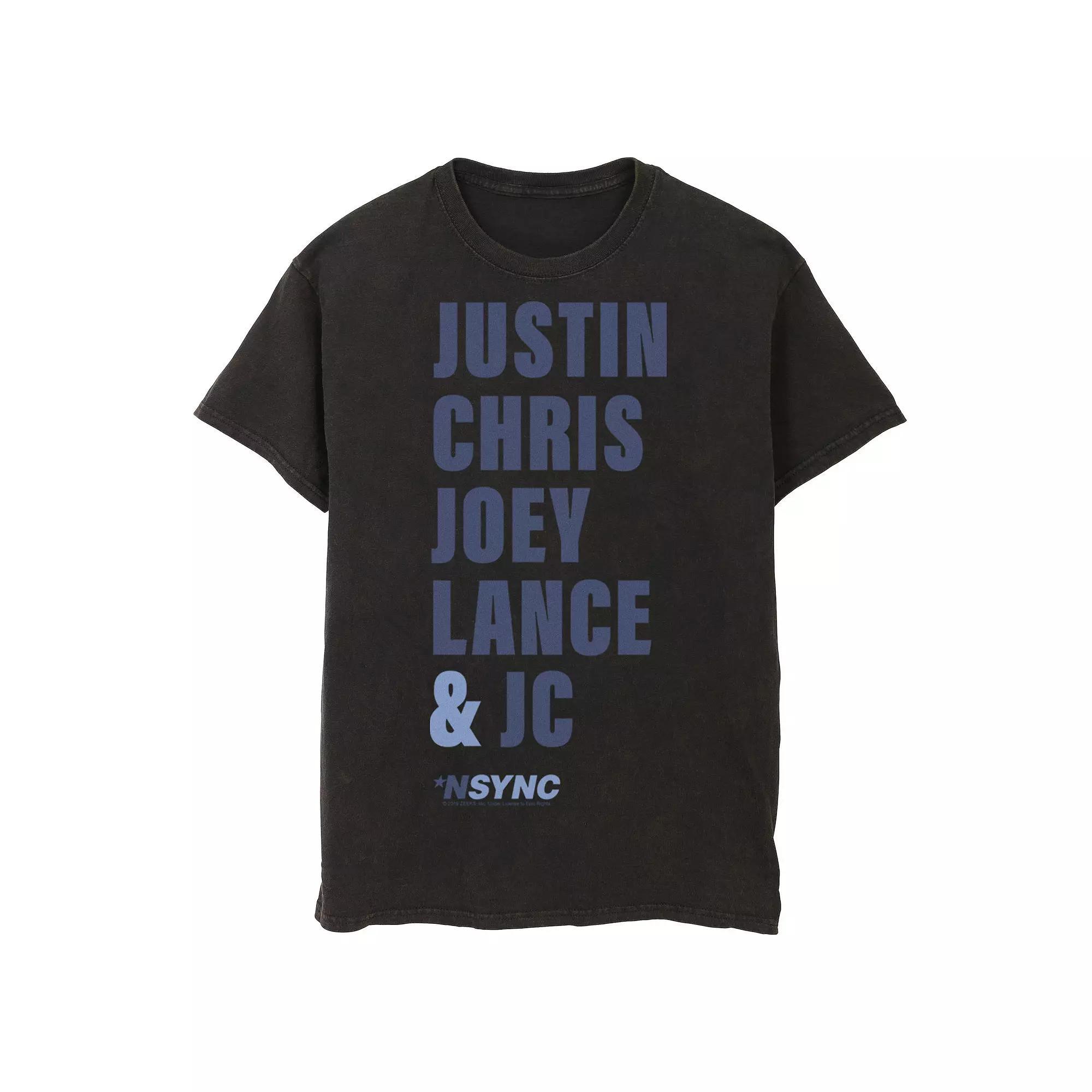 Men's N sync The Boys Graphic Tee, Size: Small, Black Product Image